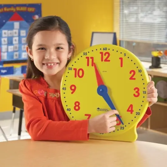 Learning Resources Big Time Demonstration Clock - 1 Piece, Ages 5+ image {4}