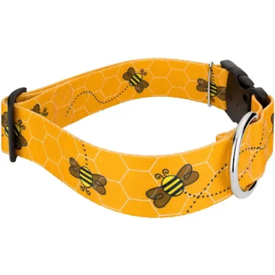 Country Brook Petz 1 1/2 Inch Deluxe Busy Bee Dog Collar (Extra Large) image {2}