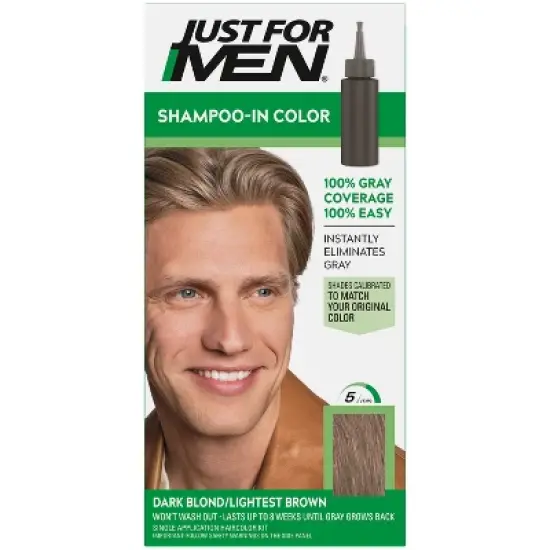 Just For Men Shampoo-In Color Gray Hair Coloring for Men image {17}