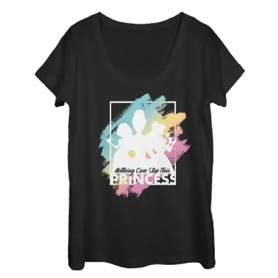 Women's Disney Princesses Can't Stop this Princess Scoop Neck image {2}