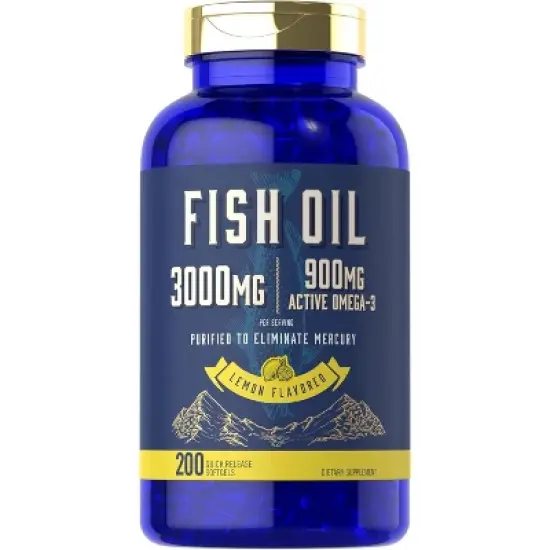 Carlyle Fish Oil 3000mg | Lemon Flavor | 200 Softgels image {7}