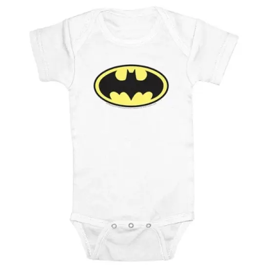 Infant's Batman Classic Bat Logo Onesie image {4}