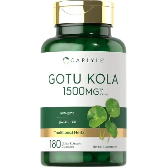 Carlyle Gotu Kola 1500mg | 180 Capsules image {7}
