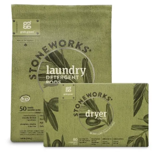 Grab Green Stoneworks Laundry Pods and Dryer Sheets image {4}