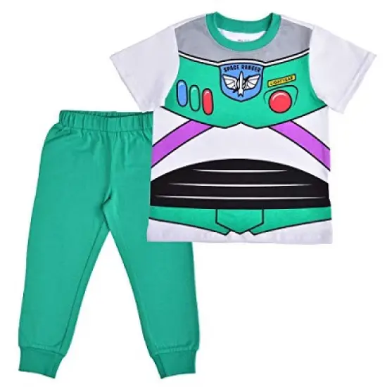 Disney Boy's 2-Pack Toy Story Roleplay Shirt and Jogger Pant Set for Kids image {4}