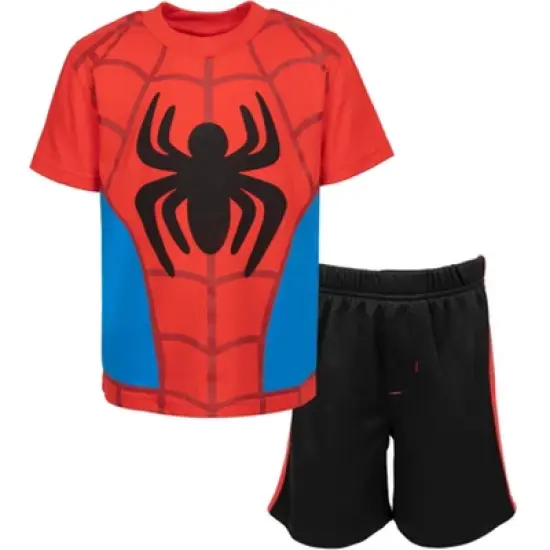 Marvel Spidey and His Amazing Friends Miles Morales T-Shirt and Mesh Shorts Outfit Set Toddler to Little Kid image {8}