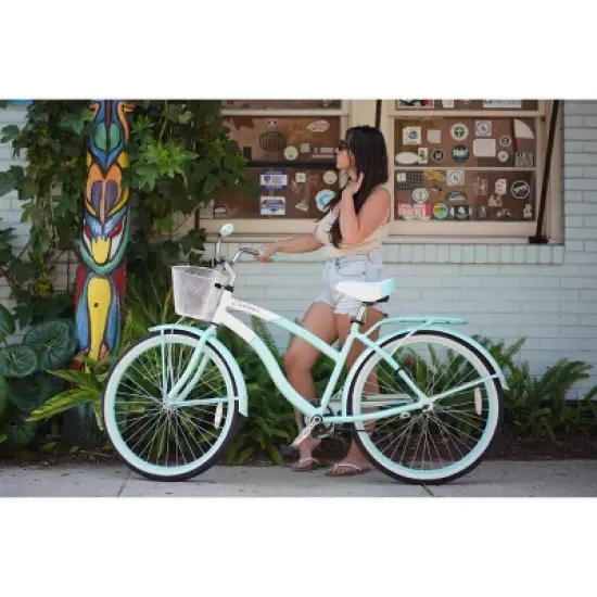 Kent Women's Belmar 26" Cruiser Bike - Teal Blue image {12}