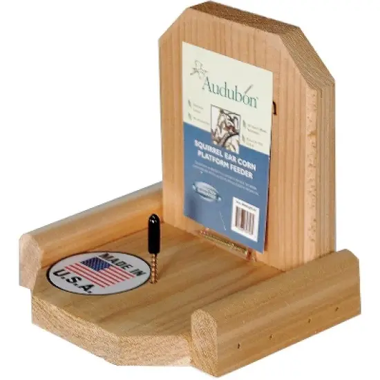 Woodlink Audubon Natural Squirrel Platform Feeder (5.75" X 6.75" X 6.5") image {1}