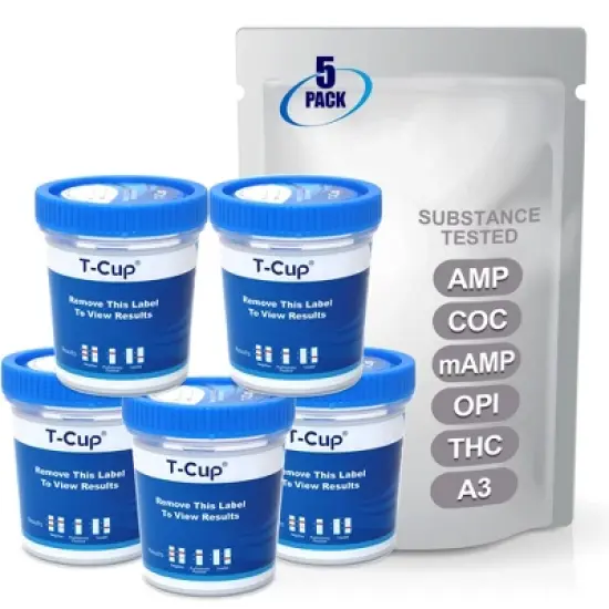 Mintegrity 5 Pack 5-Panel Instant at Home Urine Drug Test Kits | Multi-Panel Urine Screening Testing Kit with Adulteration Test | MT-TDOA-254A3 image {5}