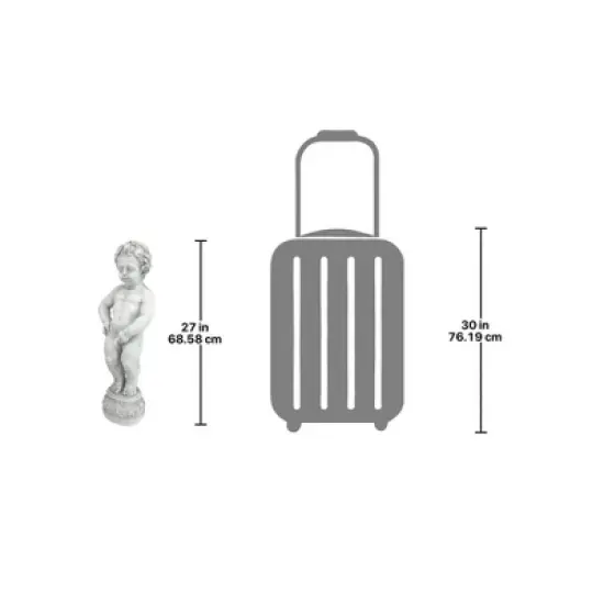 Design Toscano The Peeing Boy of Brussels Piped Statue image {7}