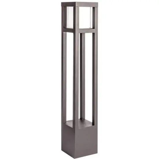 WAC Tower 30" High Bronze Metal LED Bollard Light image {1}