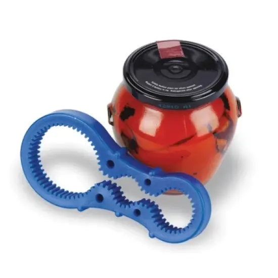 Better Houseware Adjustable Rubber Nonslip Jar Gripper in Blue image {3}