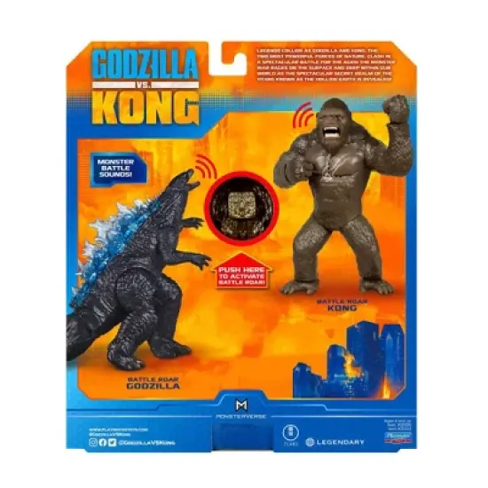 Godzilla vs. Kong MonsterVerse Deluxe Battle Roar Godzilla with Sound image {5}