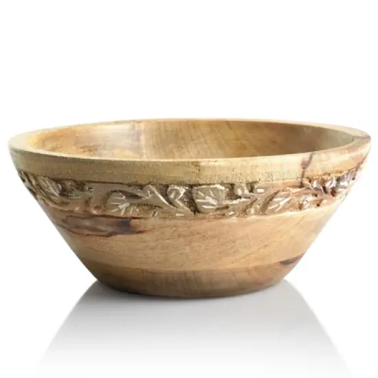 Mela Artisans | Jasmine Bowl in White image {6}