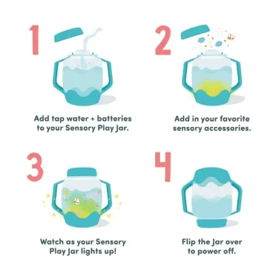 Glo Pals Toddler Sensory Play Jar image {2}