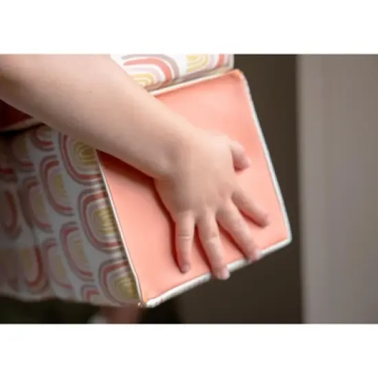 JumpOff Jo &ndash; Soft Foam Blocks Playset &ndash; Stacking Cube Building Blocks for Babies, Toddlers &ndash;  6x6 in. Blocks, Set of 12 &ndash; Multicolor - Boho Rainbow image {2}