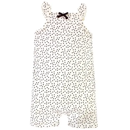 Touched by Nature Unisex Baby Organic Cotton Rompers, Poppy image {2}