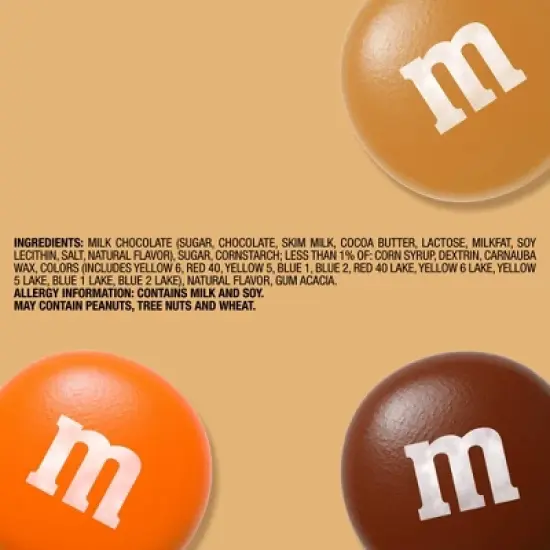 M&M's Halloween Milk Chocolate Pumpkin Pie Candy - 7.44oz image {7}