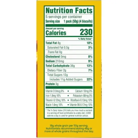 BelVita Cranberry Orange Breakfast Biscuits - 8.8oz/5pk image {10}