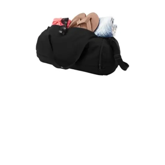 Port Authority Classic Duffel Bag with Dyed to Match Handles and Zippered End Pocket - 40L image {1}