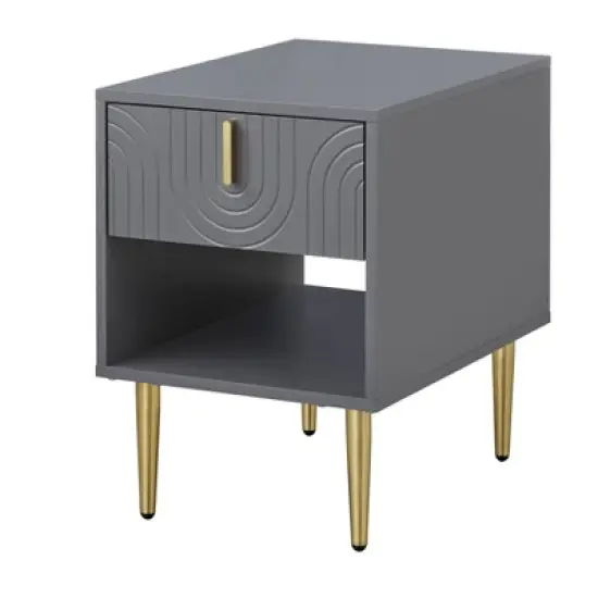 Tabaria Contemporary End Table with Drawer - Lifestorey image {5}