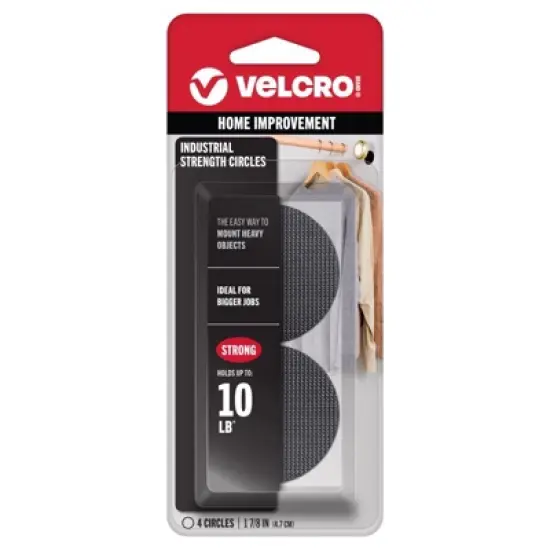 VELCRO Brand - ONE-WRAP - Small - Nylon - Hook and Loop Fastener - Black - 1-7/8 in. - 4 Pack image {1}
