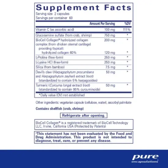 Pure Encapsulations - Ligament Restore - Dietary Supplement Helps Maintain Healthy Tendons, Ligaments and Joints image {1}