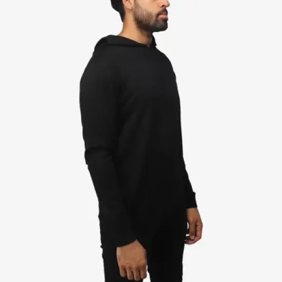 X RAY Men's Hooded Long Sleeve Sweatshirt Solid Casual Pullover Hoodie Sweater image {2}