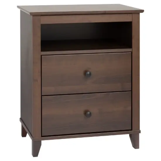 Yaletown 2 - Drawer Tall Nightstand - Prepac image {6}