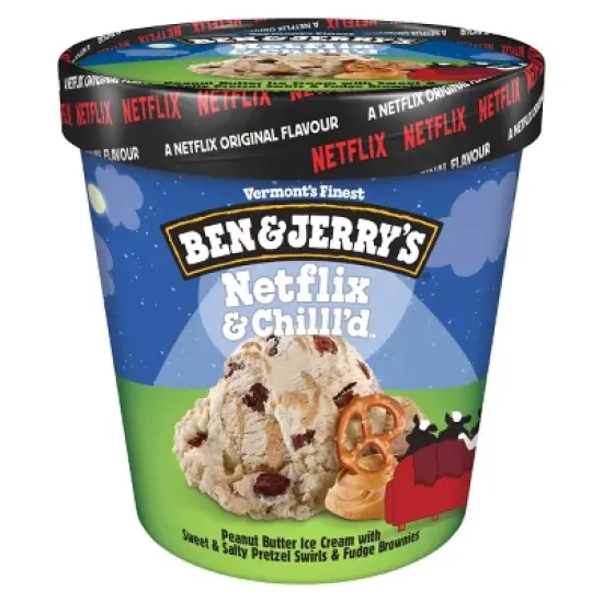 Ben & Jerry's Netflix & Chilled Peanut Butter Ice Cream - 16 fl oz image {9}