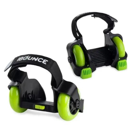 New Bounce Heel Wheel Skates - Jet Wheelies for Shoes - Adjustable One Size image {5}