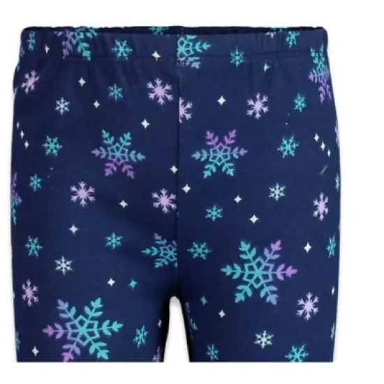 Disney Frozen Princess Anna Elsa Girls Sweatshirt and Leggings Outfit Set Little Kid to Big Kid image {4}