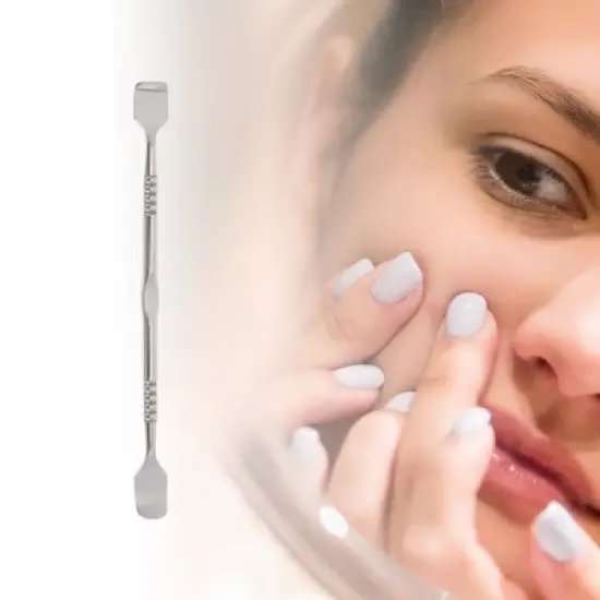 Unique Bargains Durable Facial Pimple Extractor Silver Tone 1 Pc image {3}