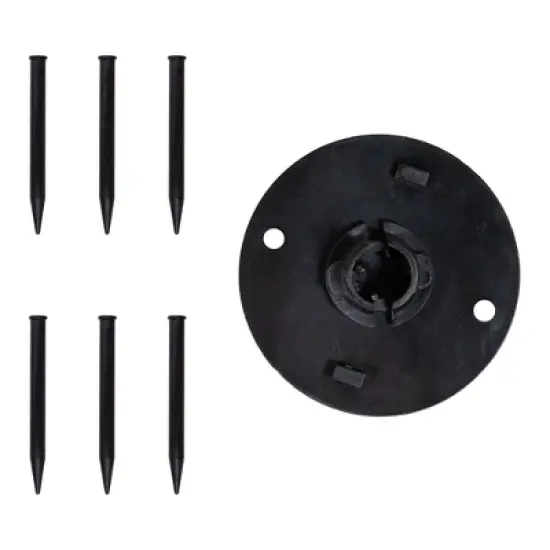 Northlight LED Lighted Skull and Hands Outdoor Halloween Decoration - 4' Black Wire - Orange image {9}