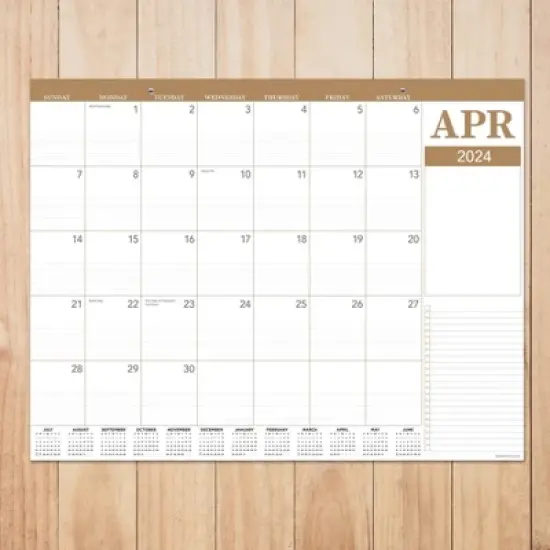 TF Publishing 2024 Monthly Desk Pad Blotter Calendar 12"x17" Professional image {3}