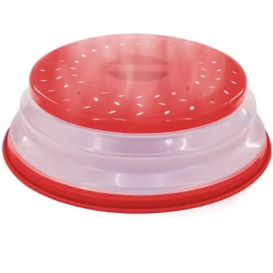 5 Star Super Deals Microwave Splatter Guard Cover Collapsible Lid Food Protection and Easy Storage BPA-Free Dishwasher Safe Heat Resistant image {11}