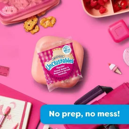 Smucker's Uncrustables Frozen Peanut Butter & Raspberry Spread Sandwich - 20oz/10ct image {7}