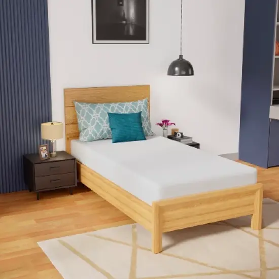 FDW 8 inch Gel Memory Foam Mattress Wave Comfort Foam Mattress 8 inch Mattress, CertiPUR-US Certified,Removable Soft Cover,White image {8}