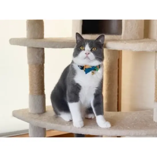 Necoichi Yukata Bow Tie Cat Collar image {8}