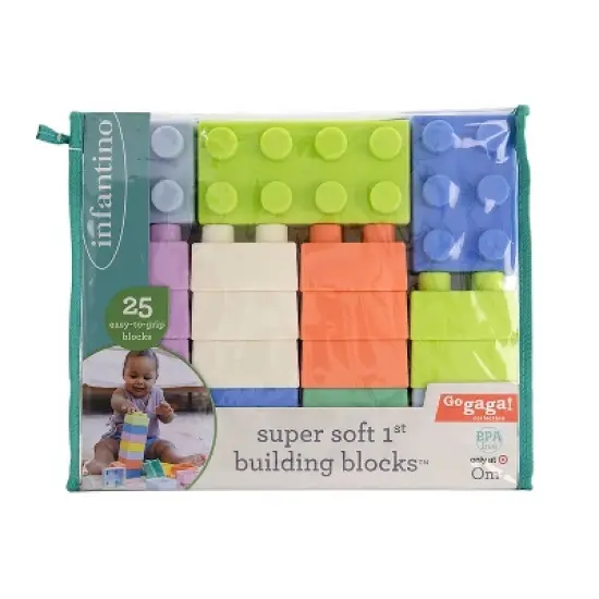 Infantino Go gaga! Super Soft 1st Building Blocks image {2}