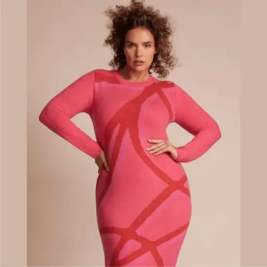 11 Honor&eacute; Collection Women's Midi Sweater Dress image {3}