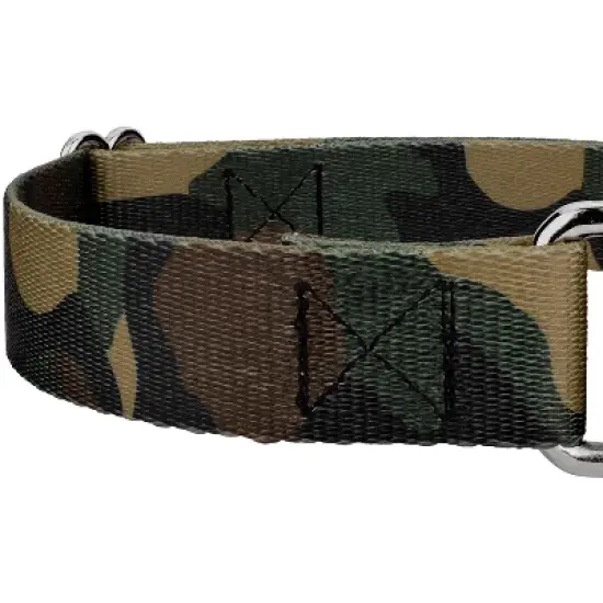 Country Brook Petz Woodland Camo Martingale Dog Collar image {3}