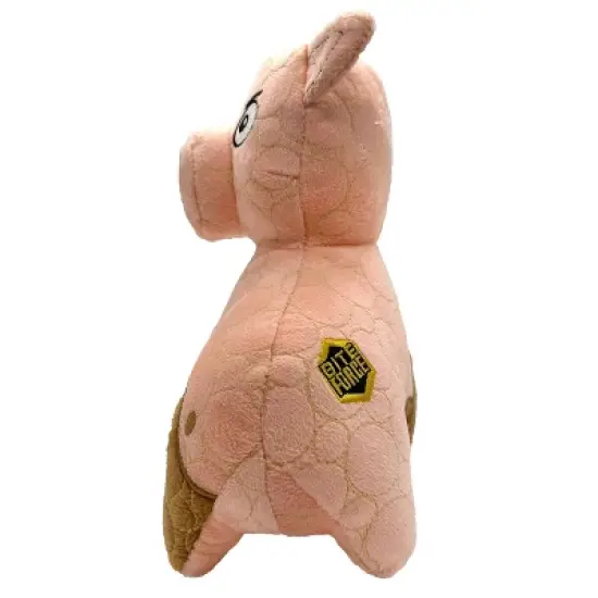 Bite Force Built with Kevlar Tough Plush Pig Dog Toy image {5}