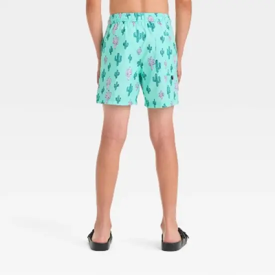 Boys' Mojave Swim Trunks - art class&trade; Aqua Green image {1}