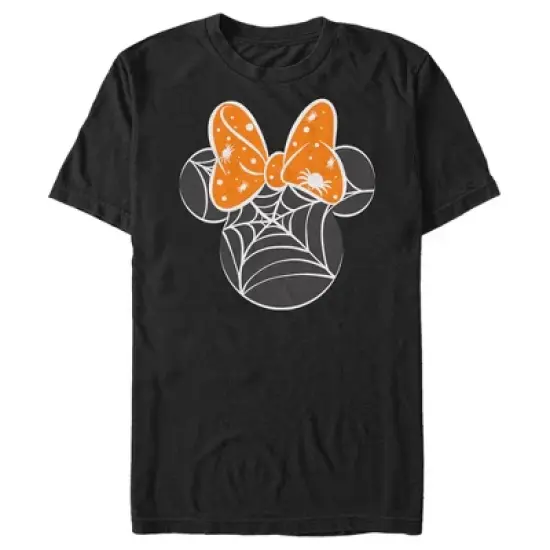 Men's Mickey & Friends Minnie Web Silhouette T-Shirt image {4}