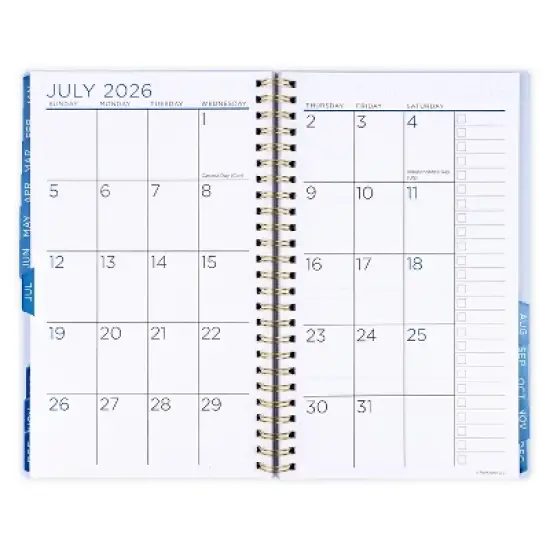 See It Bigger 2025-2026 15 Months Monthly/Weekly 5.5"x8.5" Planner Medium image {4}