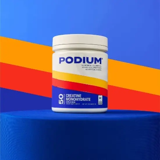 Podium Nutrition Creatine Monohydrate Energy Drink - Unflavored - 8.82oz/50 Servings image {5}