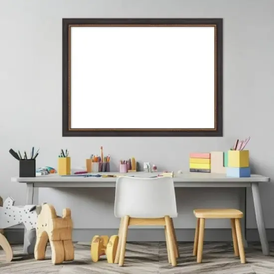 Amanti Art 23"x31" Ashton Black Framed Magnetic Dry Erase Board image {6}