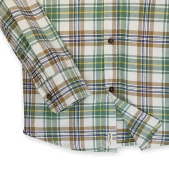 Hope & Henry Men's Organic Cotton Long Sleeve Brushed Flannel Button Down Shirt image {5}