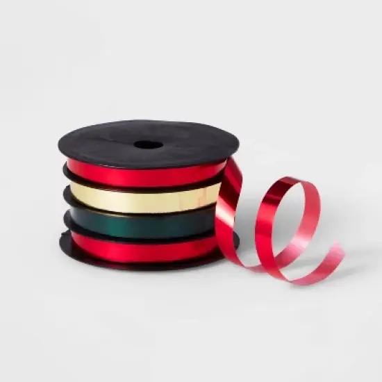 3/8" Christmas Curl Ribbon 72' - Wondershop&trade; image {5}